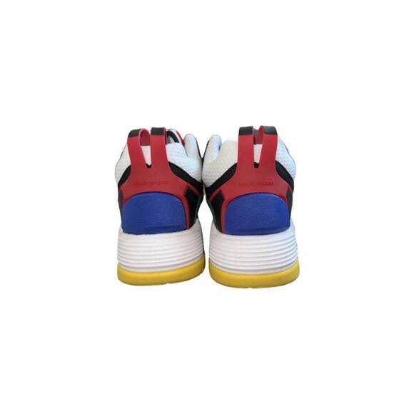 Polo Sport Ralph Lauren Ps100 High Top Shoes Size 4 Black /Multicolor Colorblock - Picture 4 of 6